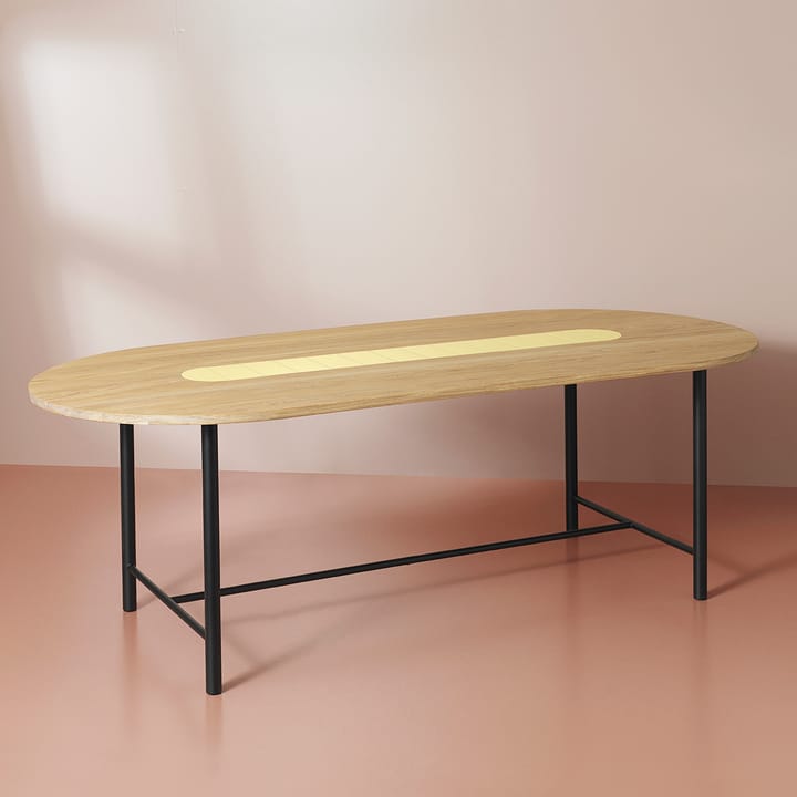 Be My Guest Tisch 220cm, Eiche weiß geölt-gelb Warm Nordic