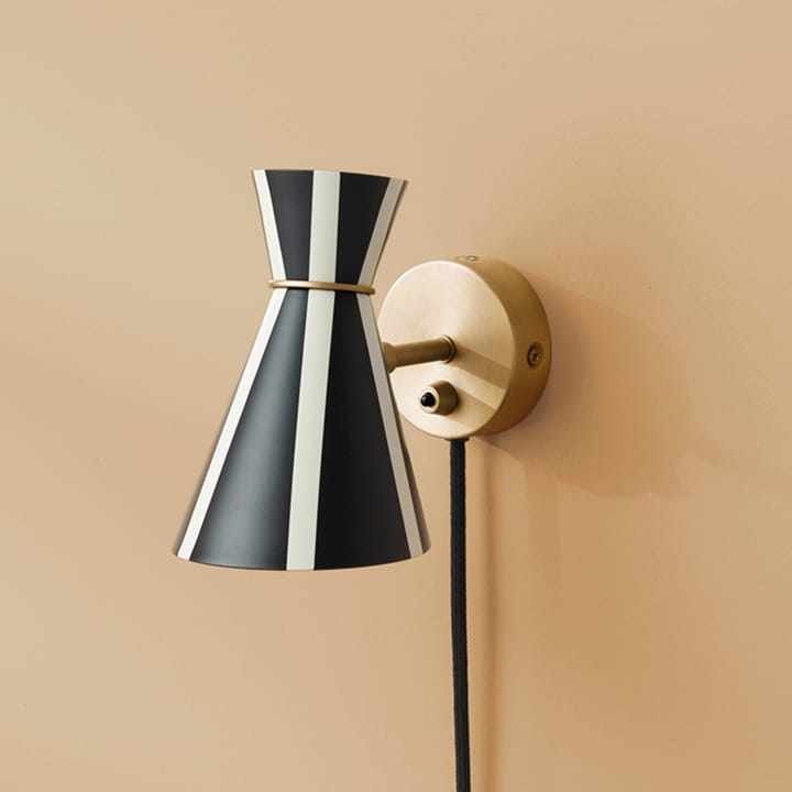 Bloom Wandleuchte, Black noir Warm Nordic