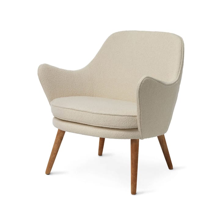 Dwell Loungestuhl - Barnum24 cream-Eichenbeine geraucht - Warm Nordic