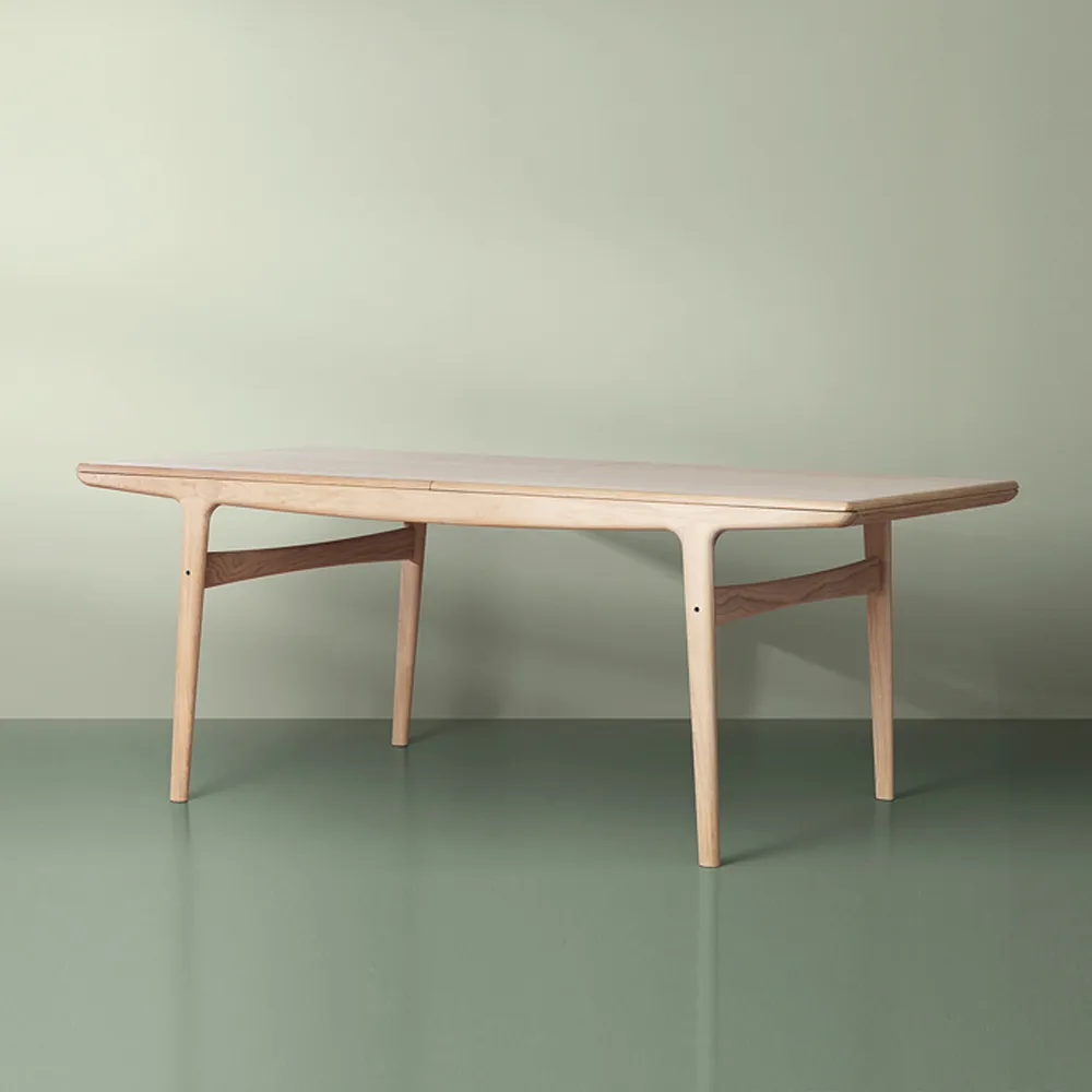 Evermore Esstisch, Eiche weiß geölt, 160cm Warm Nordic