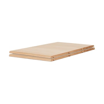 Evermore Esstisch inkl. 2 Einlegeplatten á 45 cm - Natur Eiche, 190 cm - Warm Nordic
