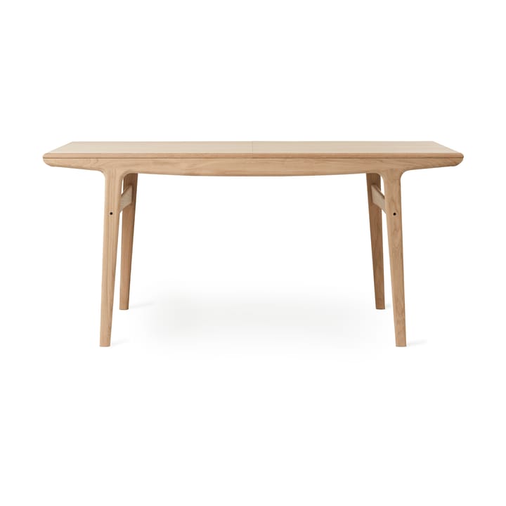 Evermore Esstisch inkl. 2 Einlegeplatten á 45 cm - Natürliches Eichenholz, 160 cm - Warm Nordic