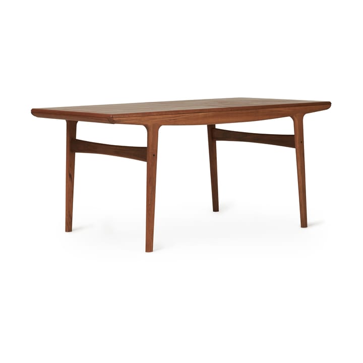 Evermore Esstisch inkl. 2 Einlegeplatten á 45 cm, Teak geölte Eiche, 160 cm Warm Nordic