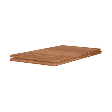 Evermore Esstisch inkl. 2 Einlegeplatten á 45 cm - Teak geölte Eiche, 160 cm - Warm Nordic