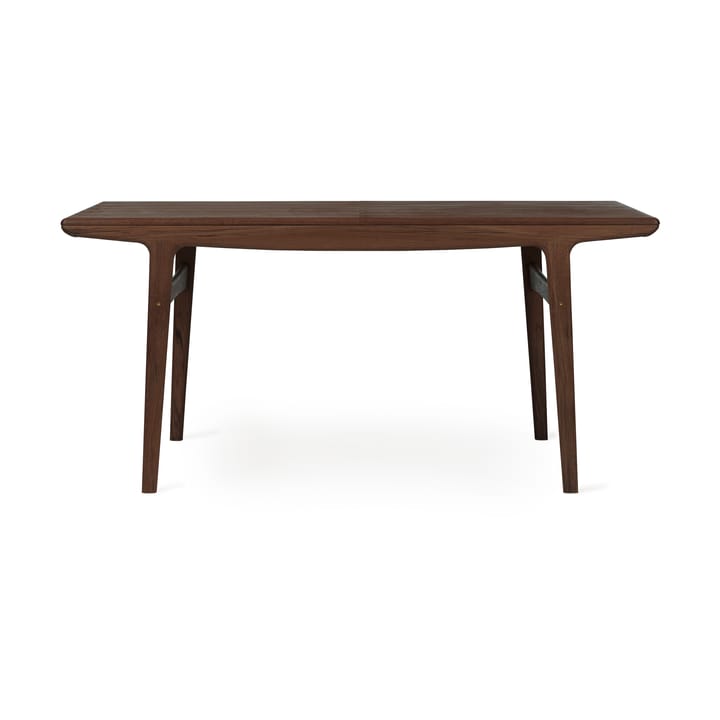 Evermore Esstisch inkl. 2 Einlegeplatten á 45 cm - Walnuss geölt, 160 cm - Warm Nordic