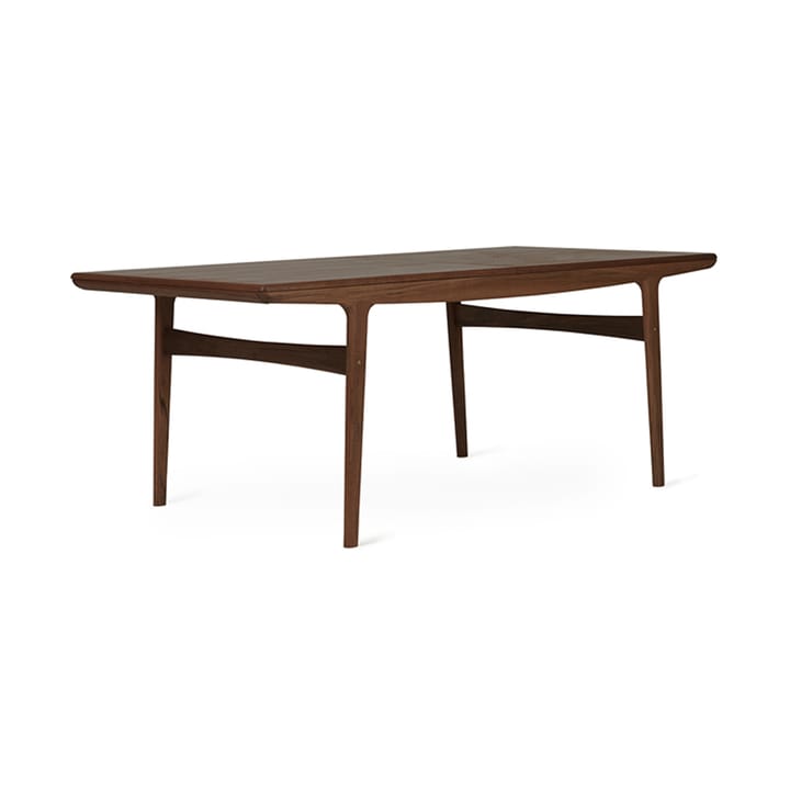Evermore Esstisch inkl. 2 Einlegeplatten á 45 cm - Walnuss geölt, 190 cm - Warm Nordic