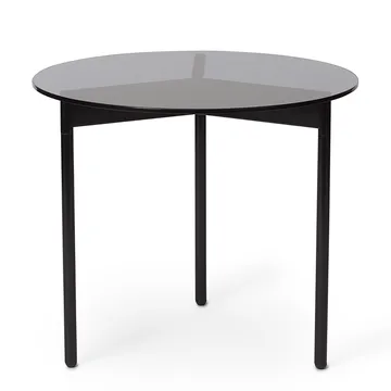 From Above Couchtisch Ø52cm schwarzes Gestell - Grau - Warm Nordic