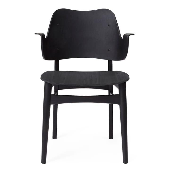 Gesture Stuhl - Buche schwarz lackiert - Warm Nordic