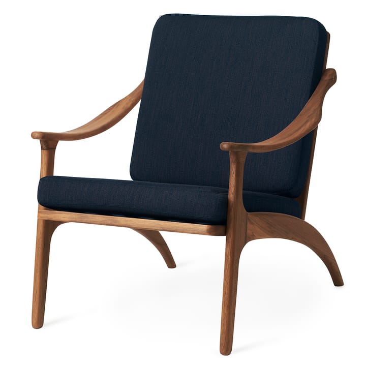Lean Back Balder Sessel teak, Granite grey Warm Nordic