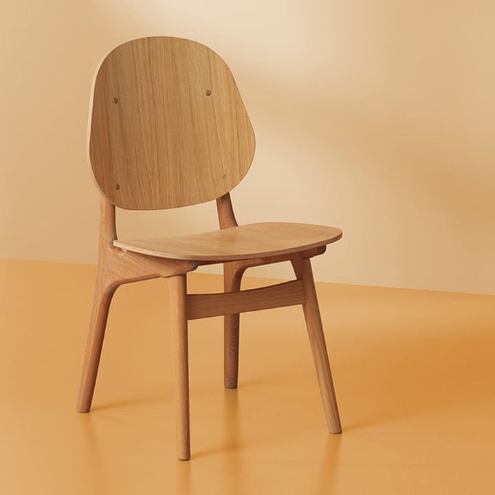 Noble Stuhl, Eiche weiß geölt Warm Nordic