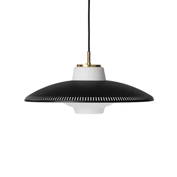 Opal Shade Pendelleuchte - Black noir, Opal sandgestrahlt - Warm Nordic