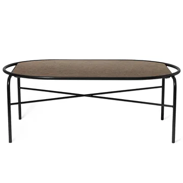Secant ovaler Couchtisch Granit - Antique brown - Warm Nordic
