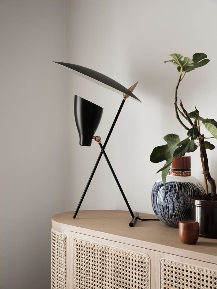 Silhouette Tischleuchte, Black noir Warm Nordic