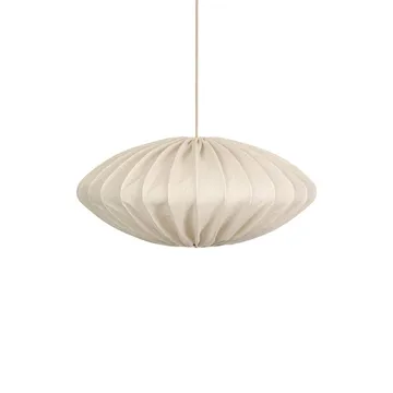 Ellipse Leuchtenschirm Leinen 80 cm - Natur - Watt & Veke