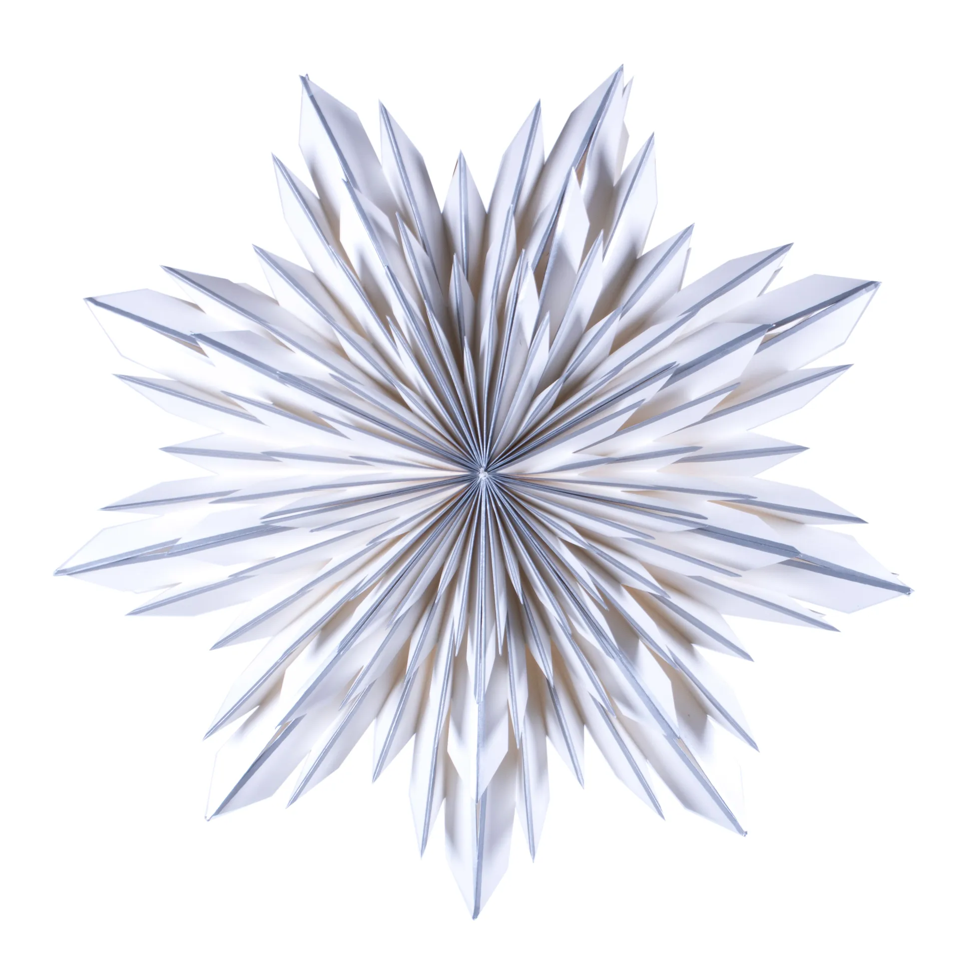 Elsa Adventsstern 60cm, Silber-weiß Watt & Veke