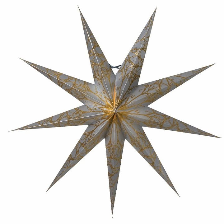 Iris schmaler Adventsstern 80cm - Silber-Gold - Watt & Veke