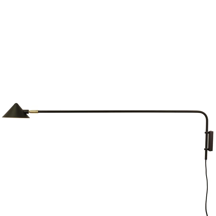 Kelly Wandleuchte langer Arm - Schwarz-gold - Watt & Veke