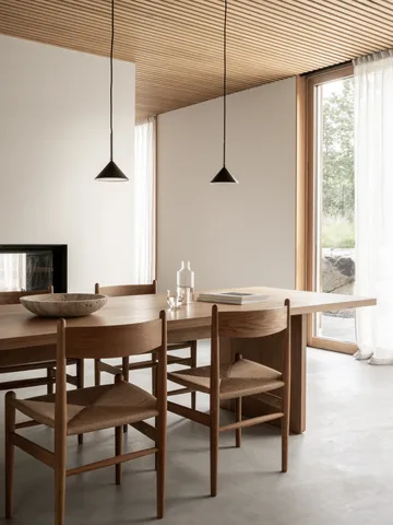 Kuro Pendelleuchte - Black, Ø17 x 9 cm - Watt & Veke