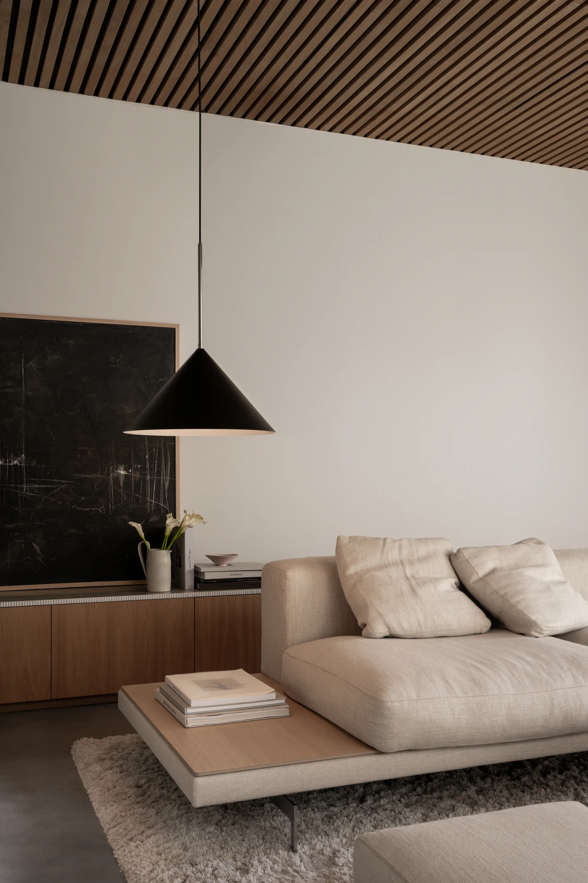 Kuro Pendelleuchte, Black, Ø45x25 cm Watt & Veke