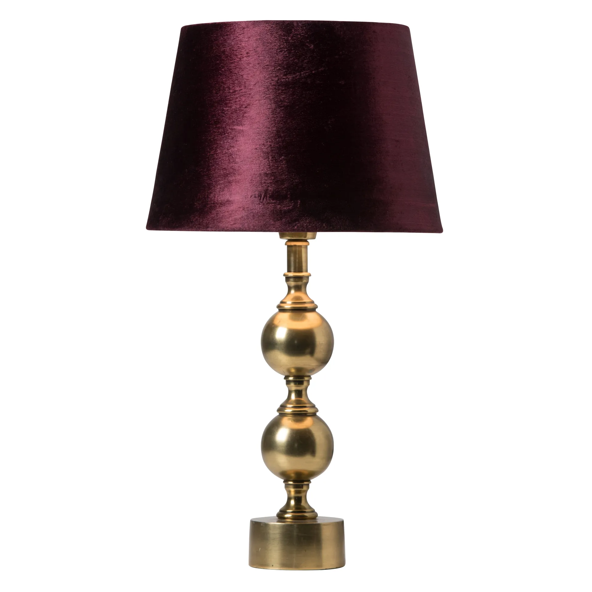 Lola Lampenschirm 26cm, Dunkel rot Watt & Veke