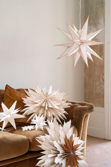 Lovisa Adventsstern Ø50cm - Weiß-gold - Watt & Veke