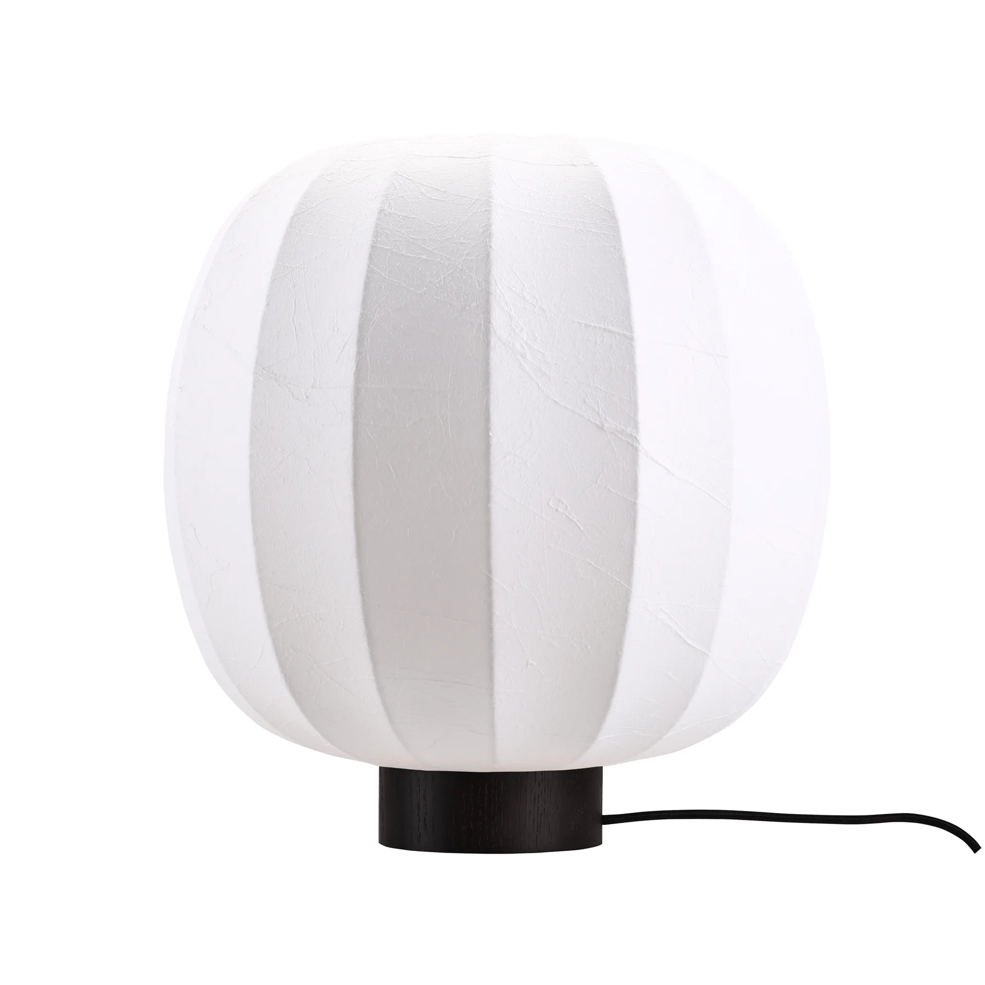 Lunari Tischlampe, White-Dunkle Esche, Ø30x32 cm Watt & Veke