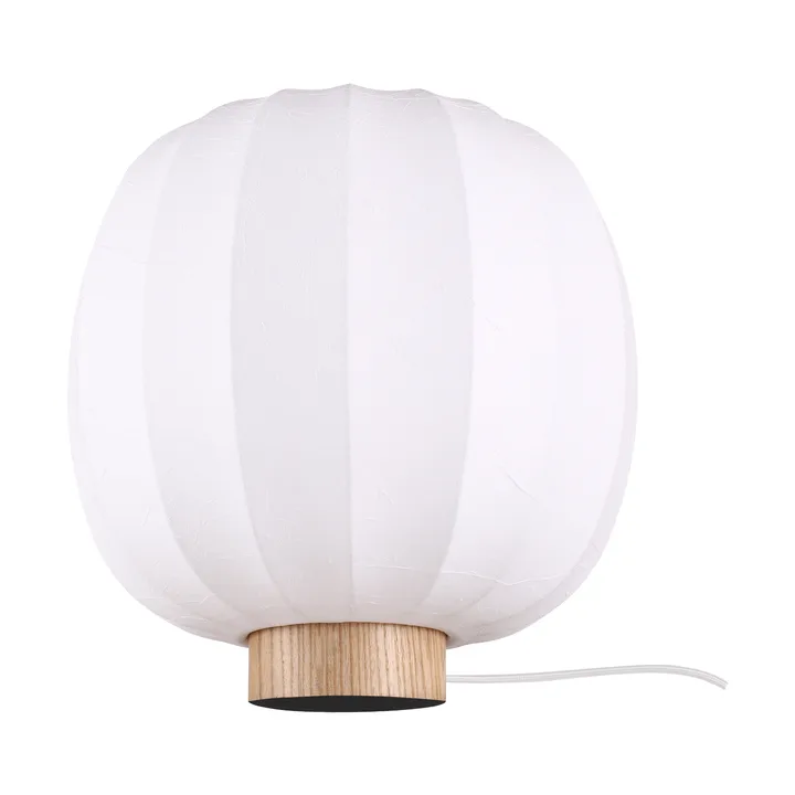 Lunari Tischlampe - White-Natur Esche, Ø30x32 cm - Watt & Veke