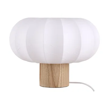 Lunari Tischlampe - White-Natur-Esche, Ø32x24 cm - Watt & Veke