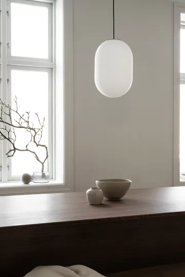 Noor Pendelleuchte L Ø24 cm - White - Watt & Veke