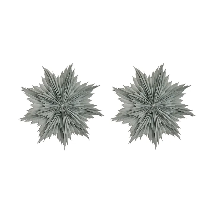 Oslo Adventsstern Ø80 cm 2er-Pack - Grau - Watt & Veke