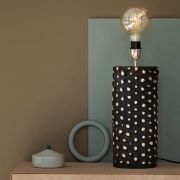 Peggy Lampenfuß 28cm - Schwarz-silber - Watt & Veke