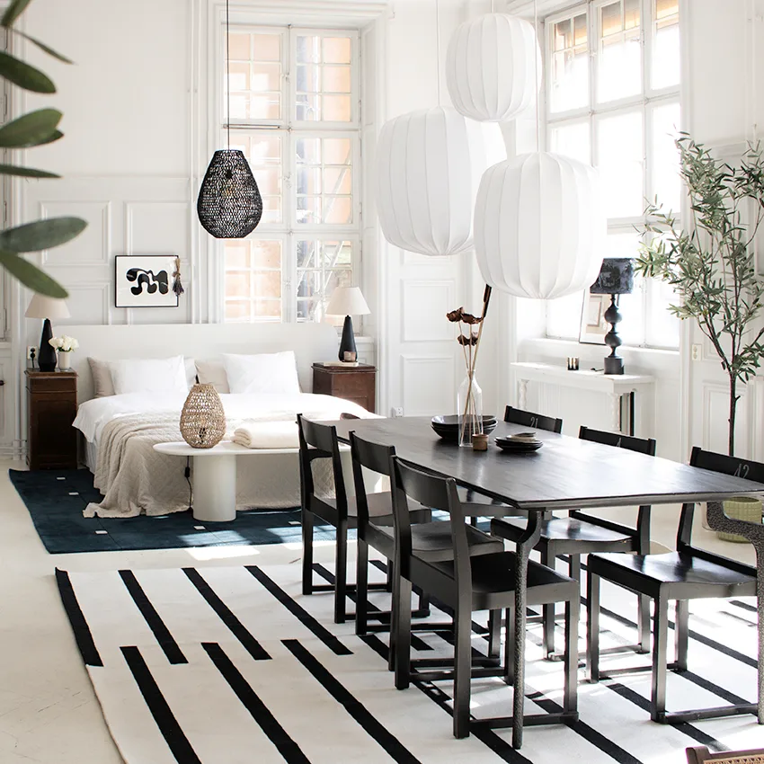 Prisma Pendelleuchte Ø35cm, Weiß Watt & Veke