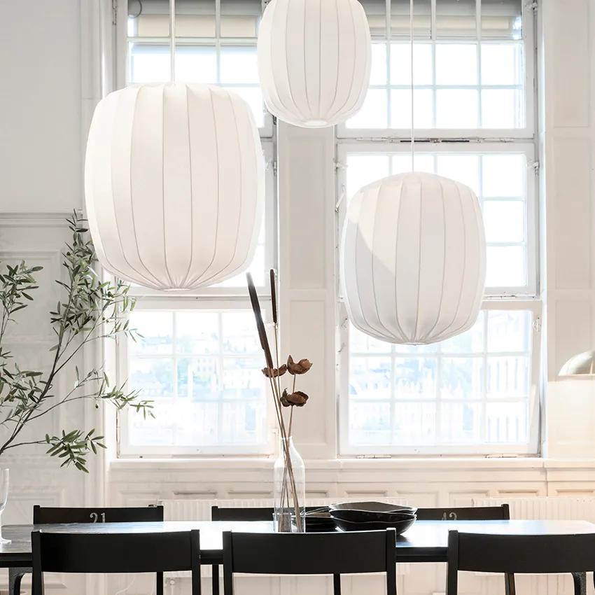 Prisma Pendelleuchte Ø35cm, Weiß Watt & Veke