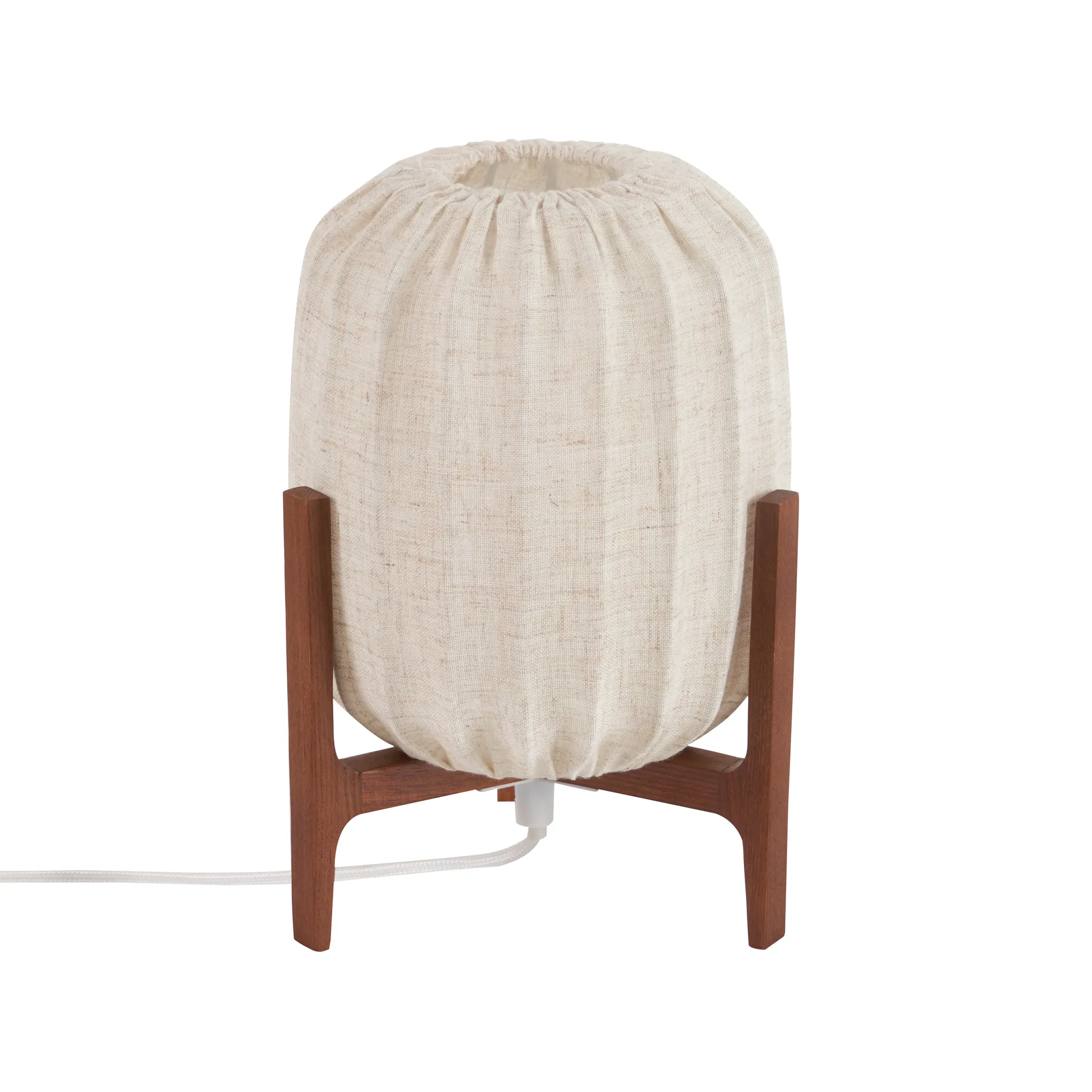 Prisma Tischleuchte, Dark ash-Natural, Mini Ø16x24,3 cm Watt & Veke