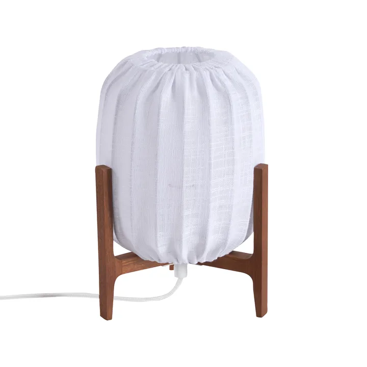 Prisma Tischleuchte - Dark ash-White, Mini Ø16x24,3 cm - Watt & Veke