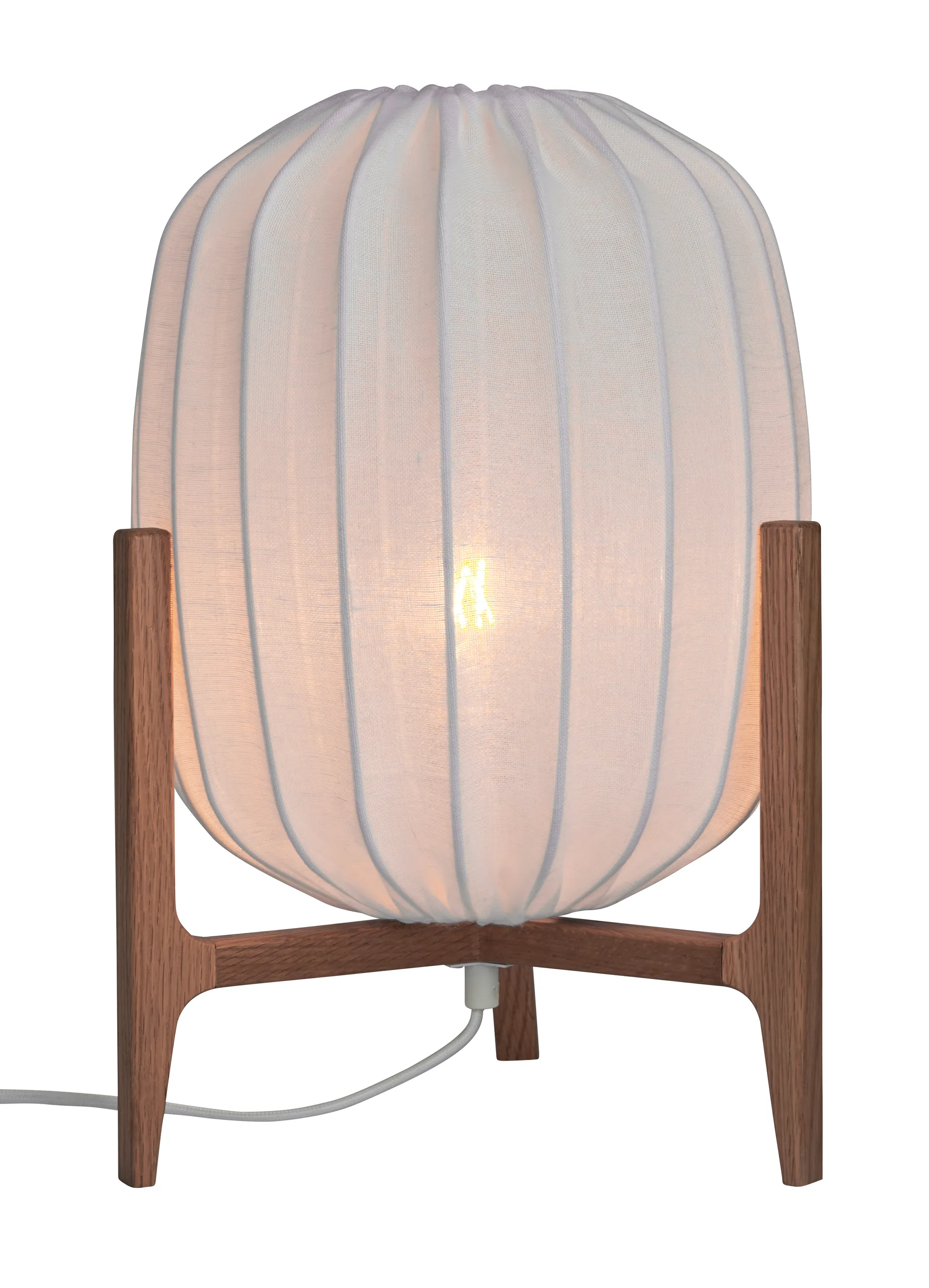 Prisma Tischleuchte, Oak-white, Ø27x42 cm Watt & Veke