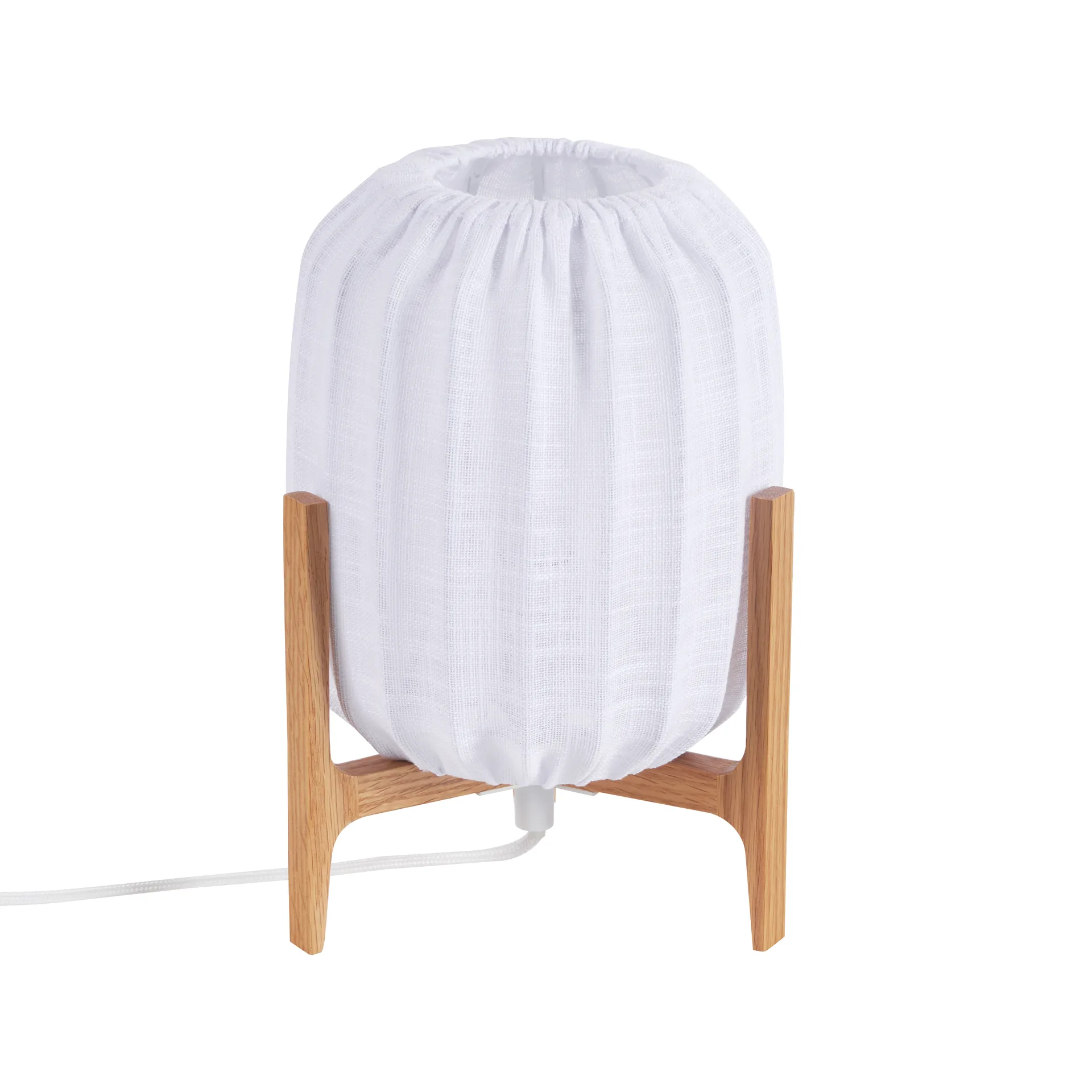 Prisma Tischleuchte, Oak-White, Mini Ø16×24,3 cm Watt & Veke