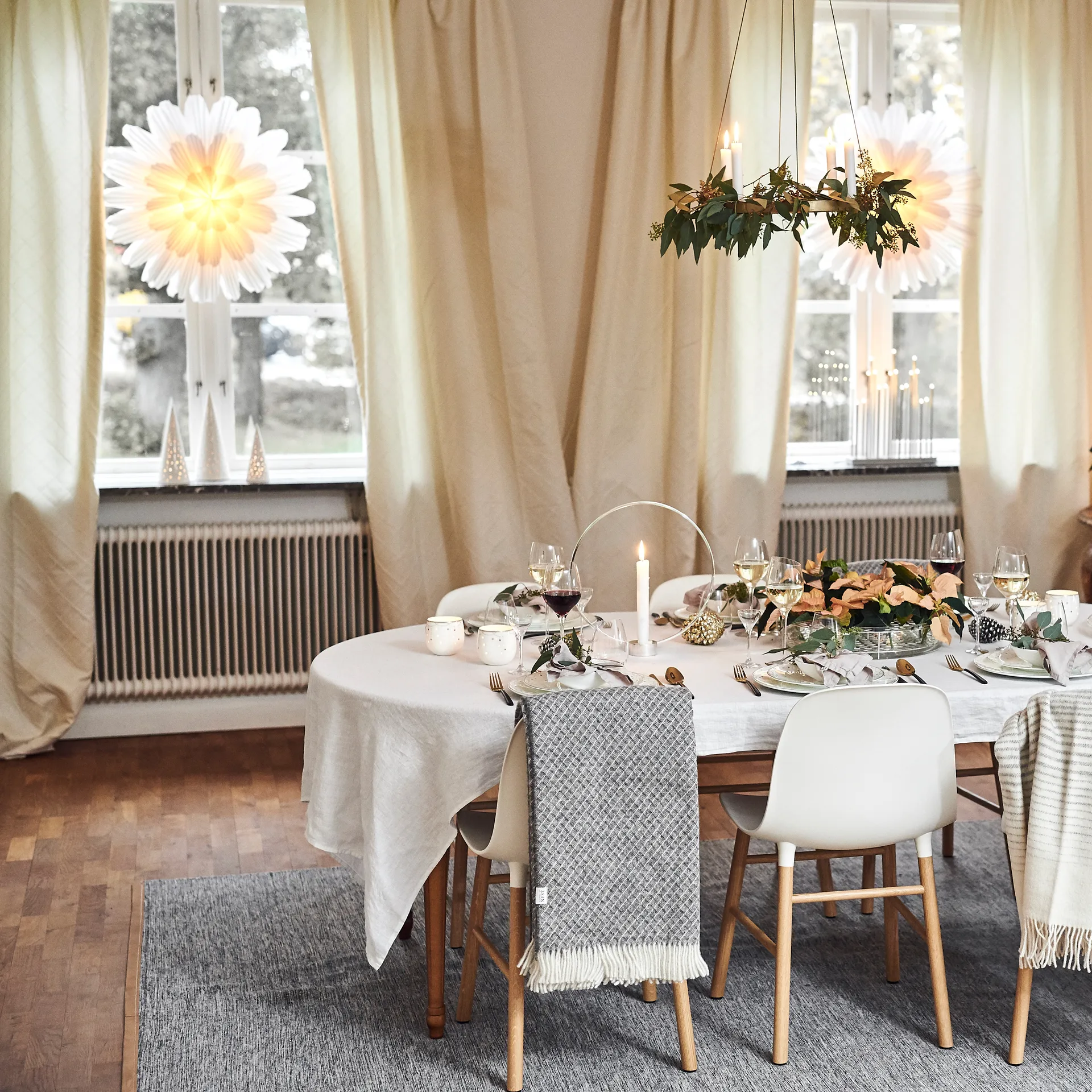 Snöblomma Adventsstern, 68 cm Watt & Veke