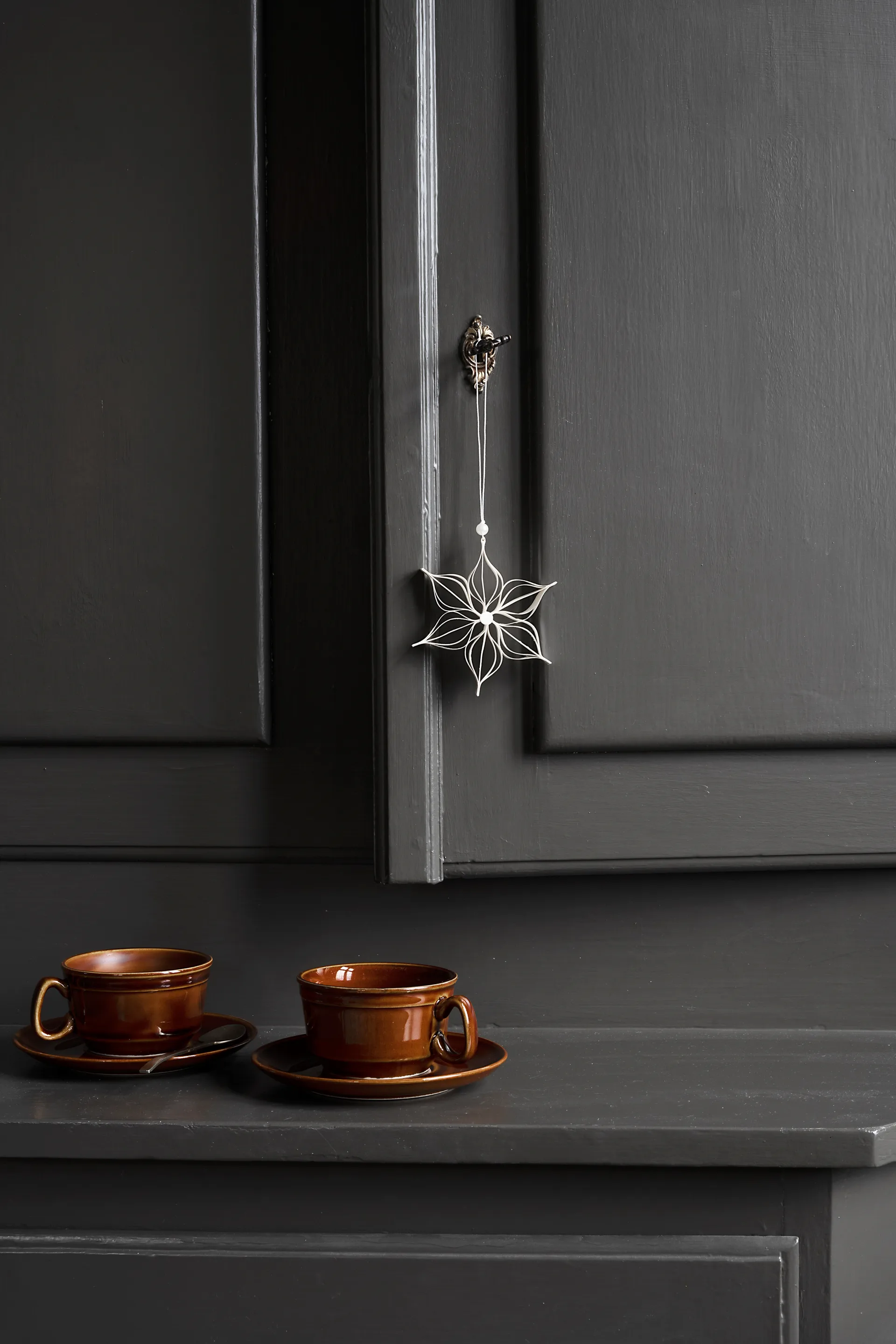 Star Weihnachtsanhänger Ø13cm, Weiß Watt & Veke