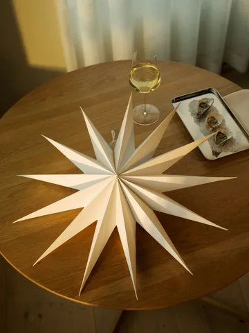 Vivi Adventsstern Ø60 cm - Weiß - Watt & Veke