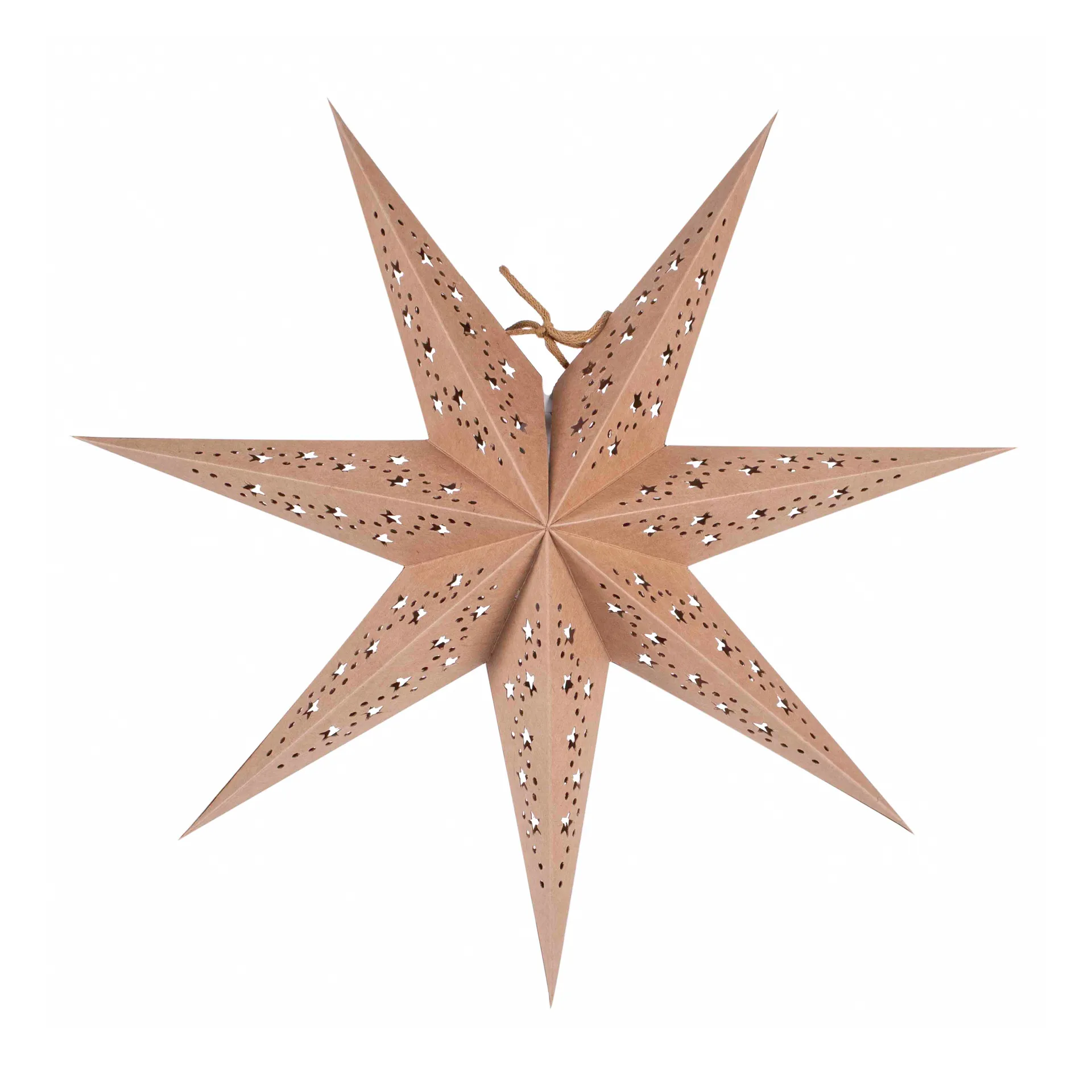 Wintergatan Adventsstern 44cm, Natur Watt & Veke