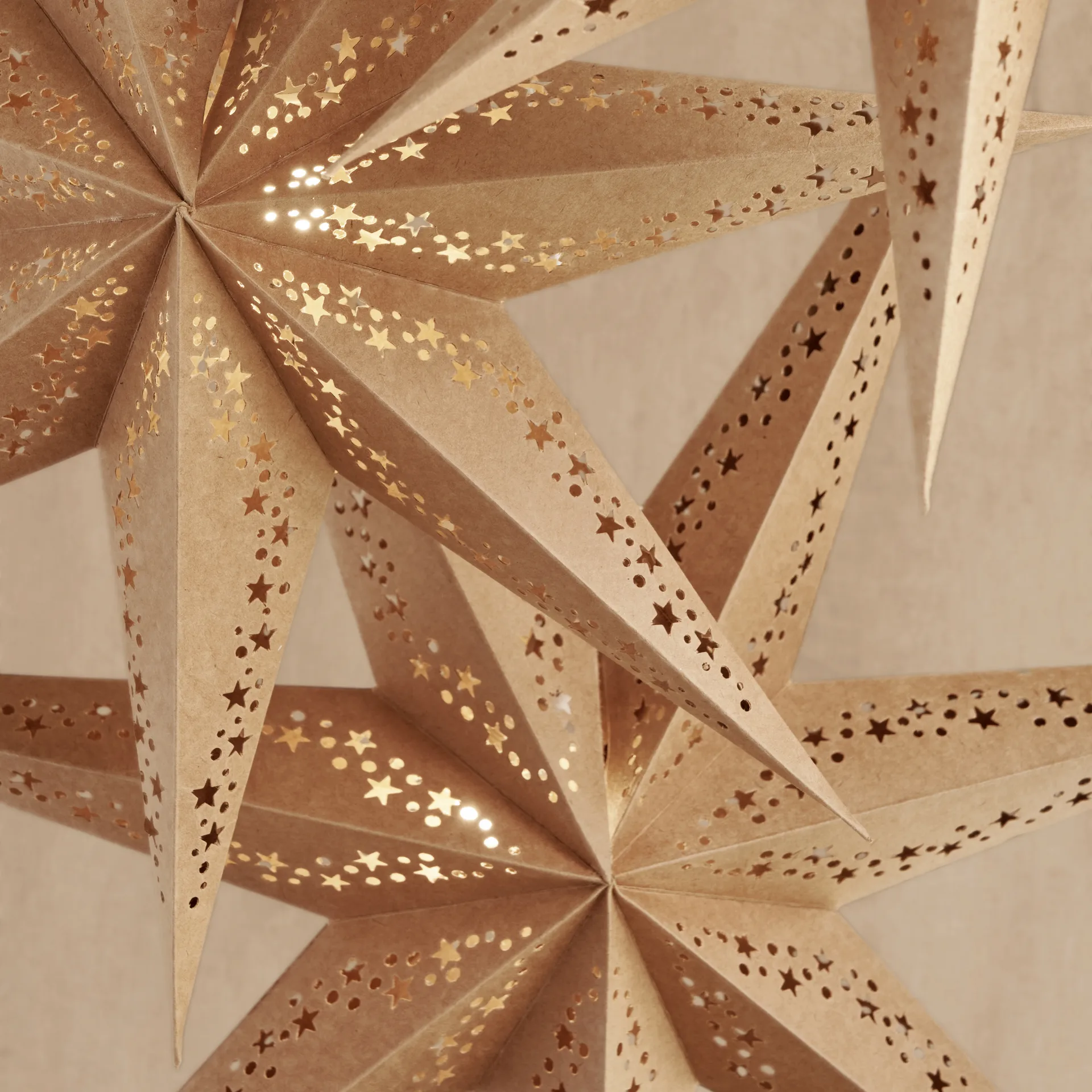 Wintergatan Adventsstern 60cm, Natur Watt & Veke