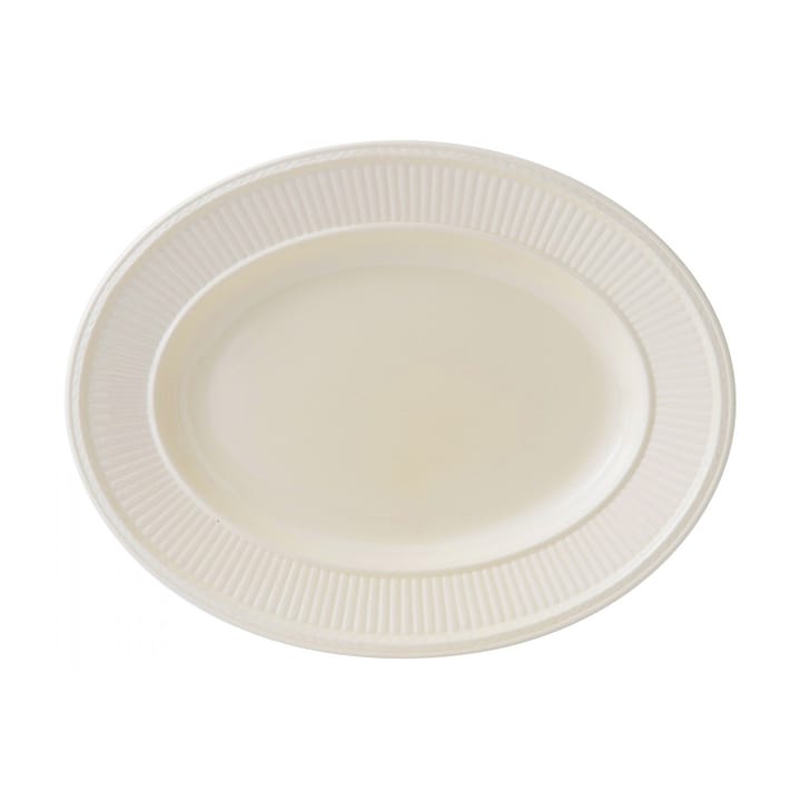 Edme ovaler Servierteller, Weiß Wedgwood