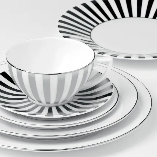 Platinum Teller gestreift