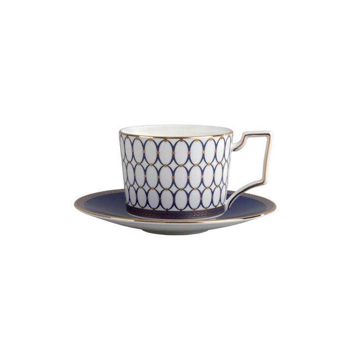 Renaissance Gold Untersetzer für Teetasse - blau - Wedgwood