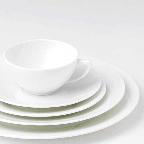 White Strata Teller, Ø 23cm Wedgwood