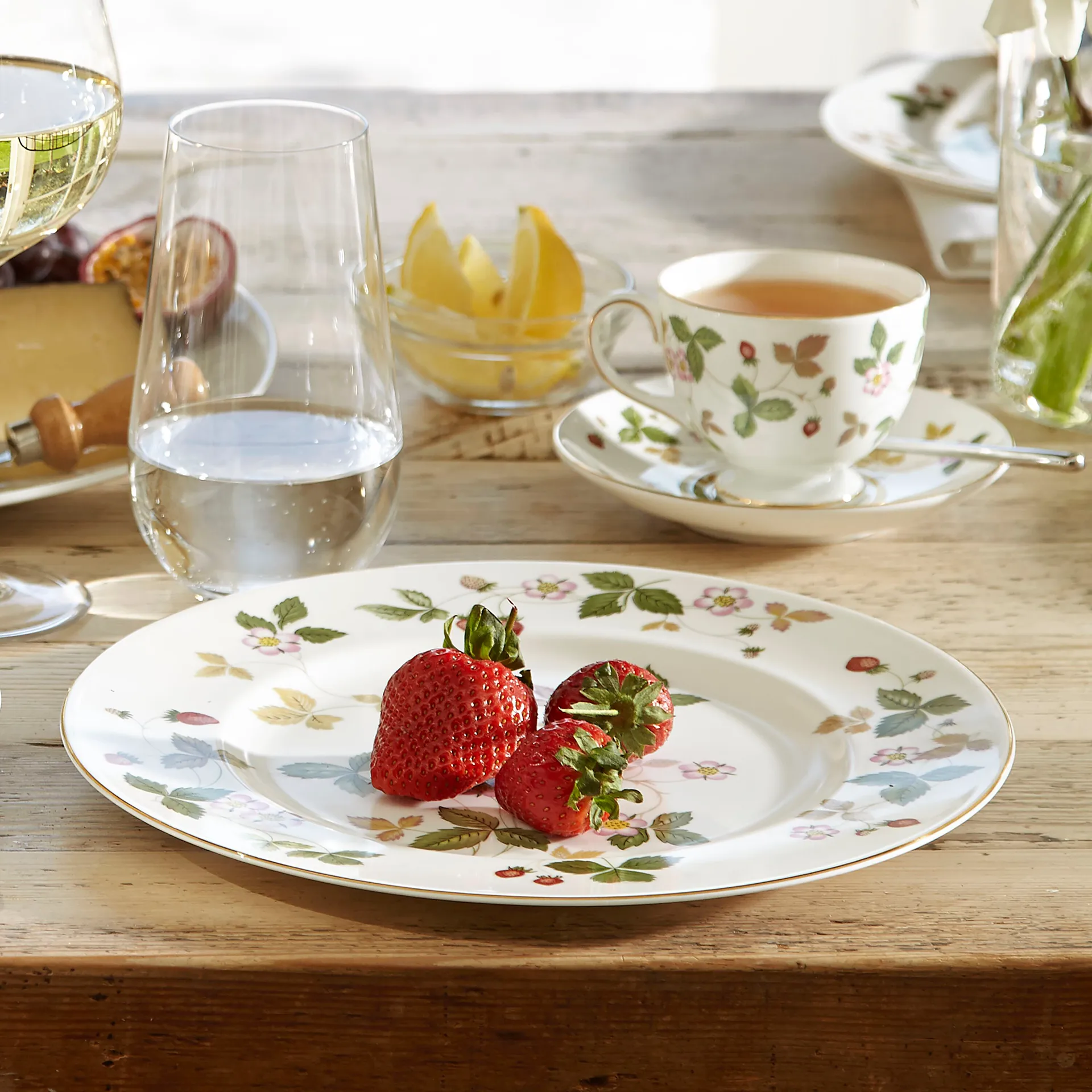 Wild Strawberry Peony Teetasse, 15cl Wedgwood