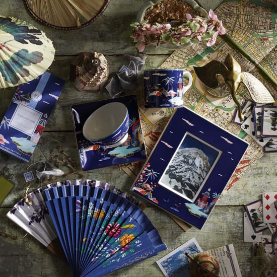 Wonderlust Tasse groß, Blue pagoda Wedgwood