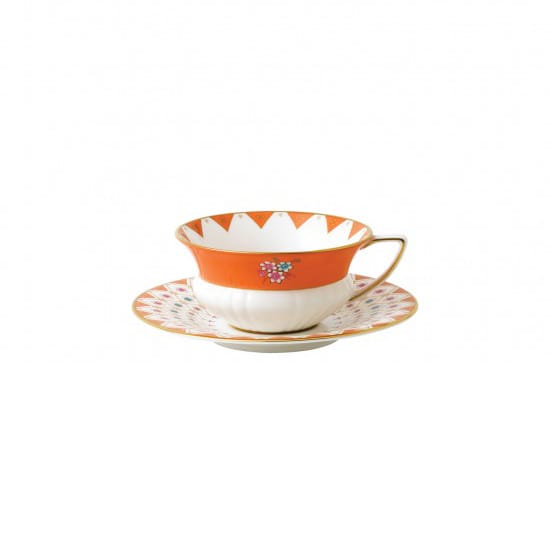 Wonderlust Teetasse - Peony diamond - Wedgwood