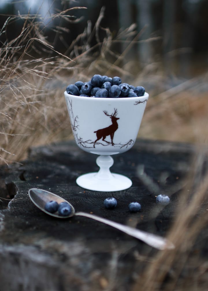 Alveskog Dessertschale auf Fuß Ø11cm, Weiß Wik & Walsøe